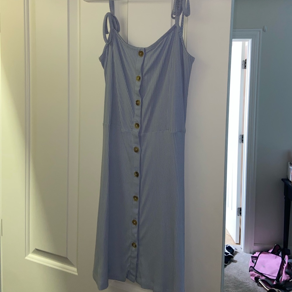 top shop size 4 baby blue sundress